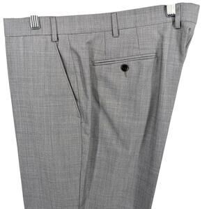 Michael Kors Men's Classic-Fit Wool-Blend Suit Dress Pants Gray 38 x 32 NWOT